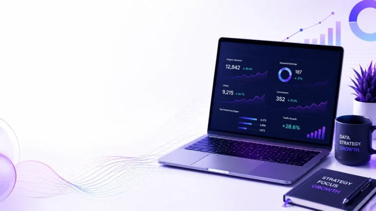 Live SEO reporting dashboard